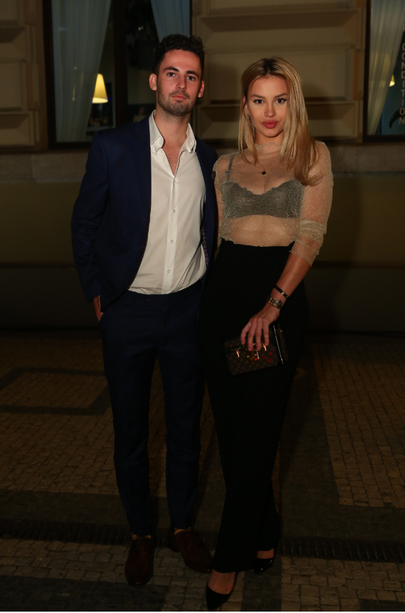 Matěj Dejdar s 1. Vicemiss Universe SR 2018 Sofiou Sekelovou