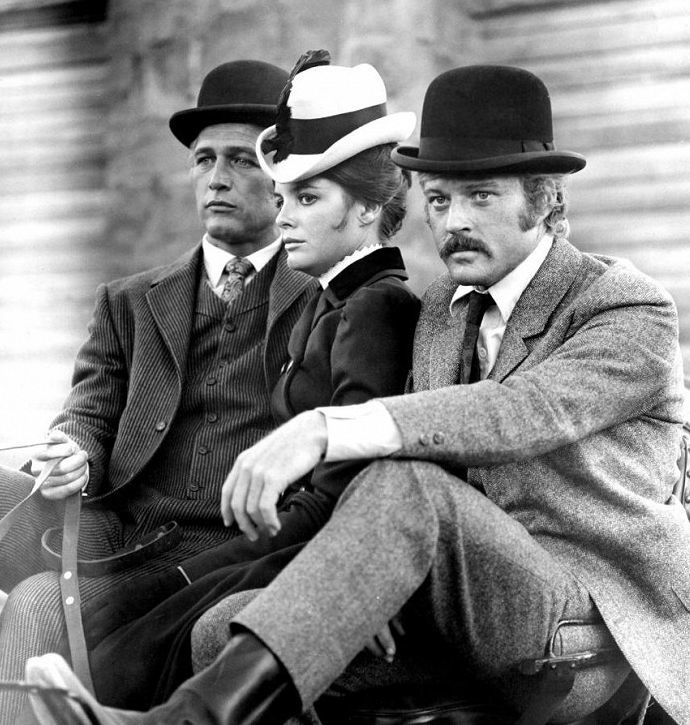 Paul Newman, Katharine Ross a Robert Redford