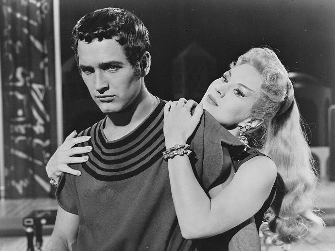 Paul Newman a Virginia Mayo