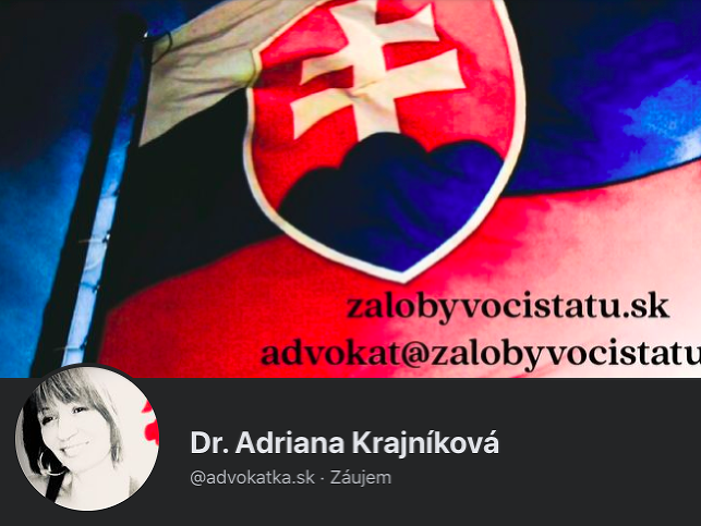 Advokátka Adriána Krajníková