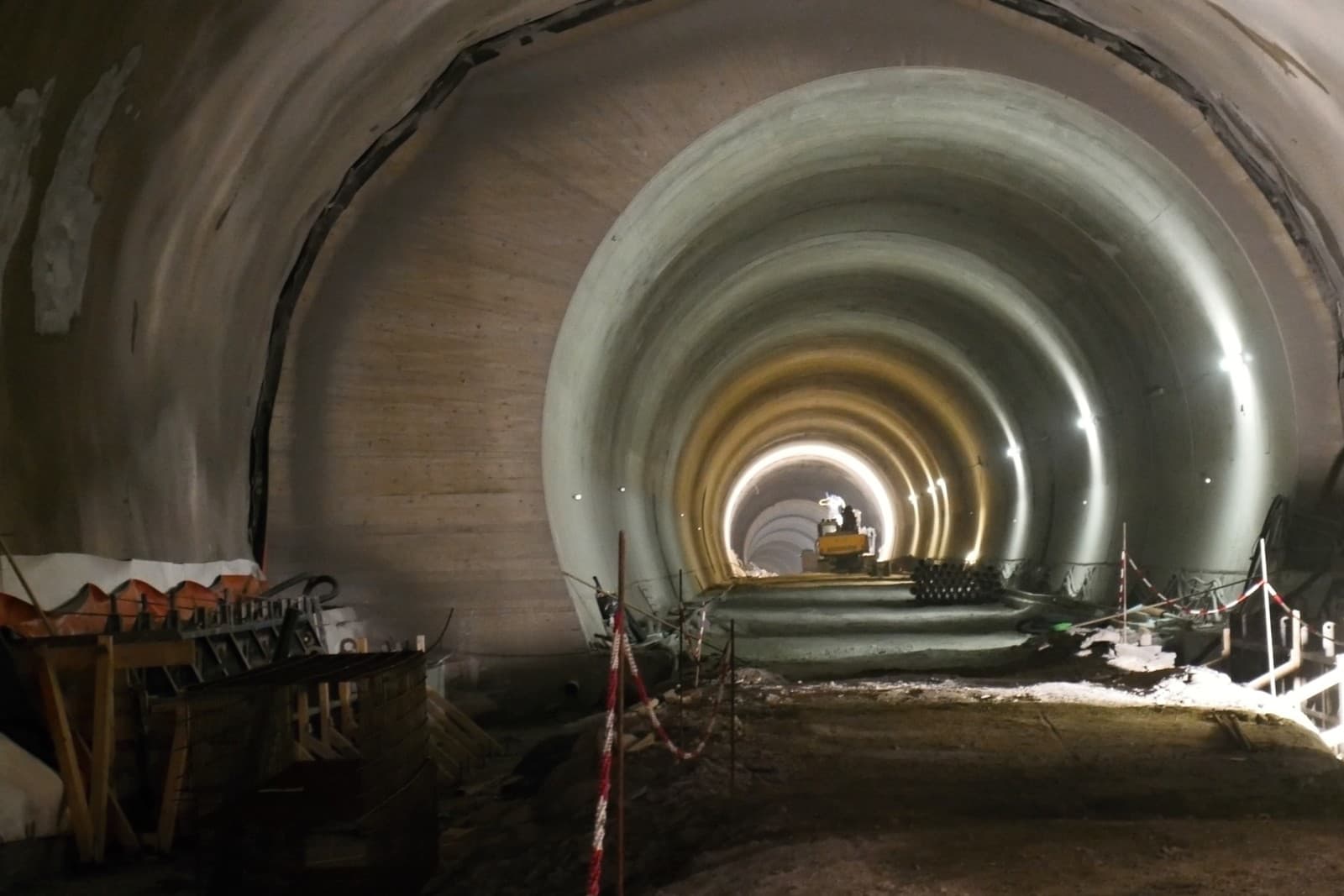 Výstavba tunela Višňové
