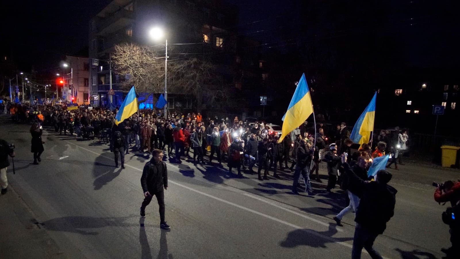 Sviečkový pochod v Bratislave