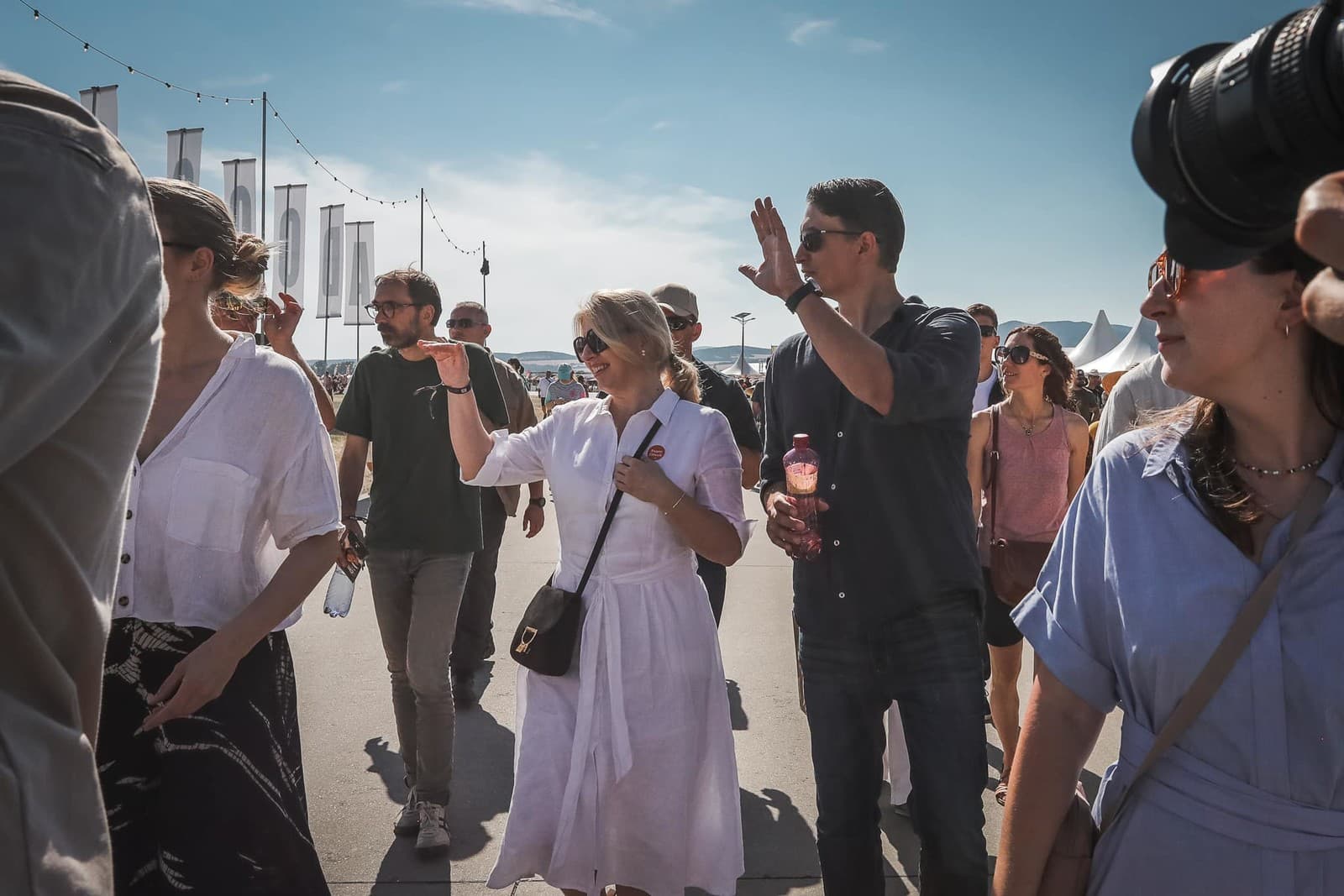 Prezidentka sa so svojím partnerom už tradične zúčastnili na festivale Pohoda v Trenčíne