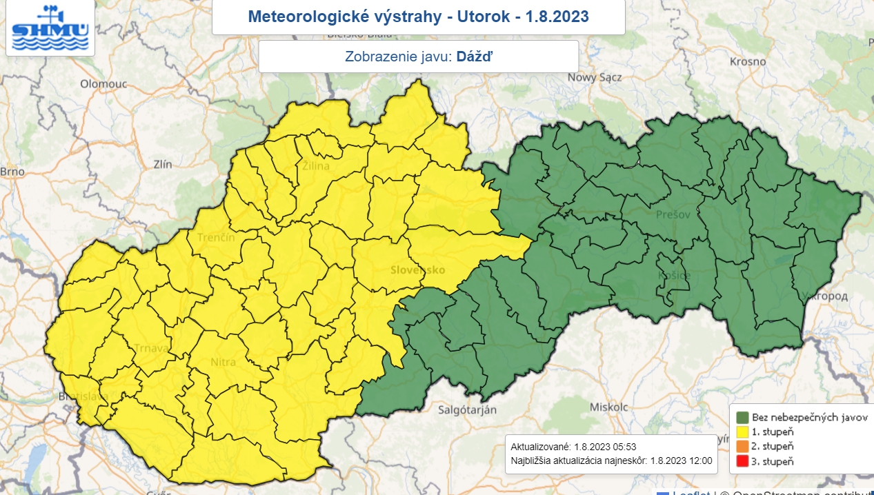 Počasie dnes opäť udrie