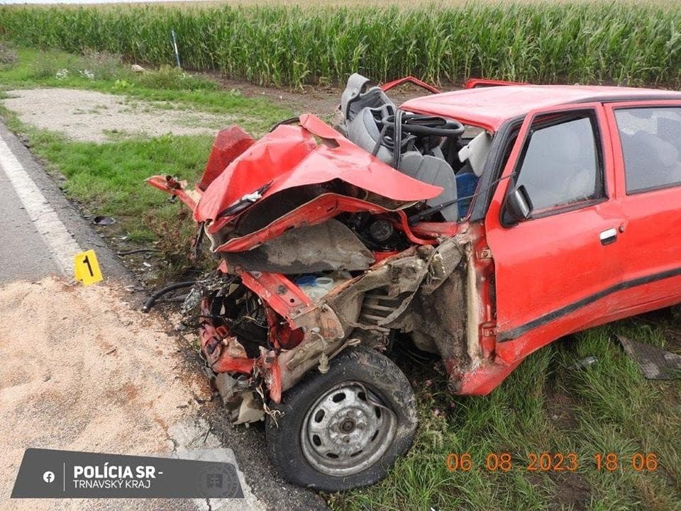 Tragická nehoda pri Trnave