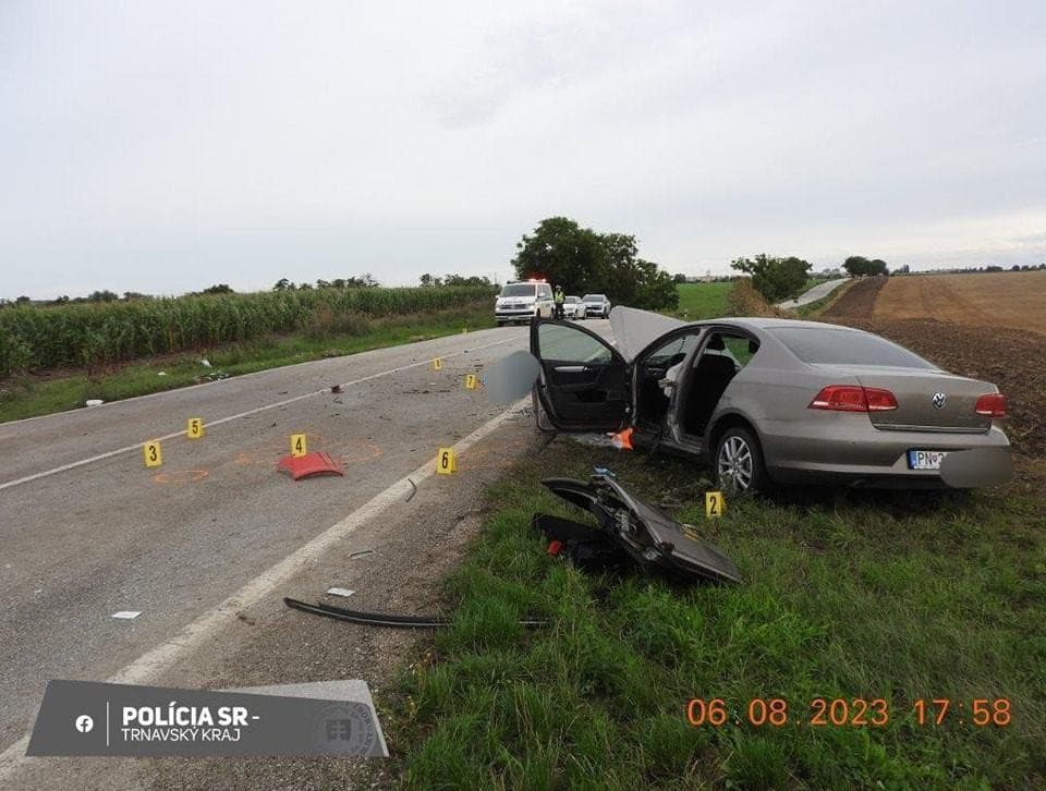 Tragická nehoda pri Trnave
