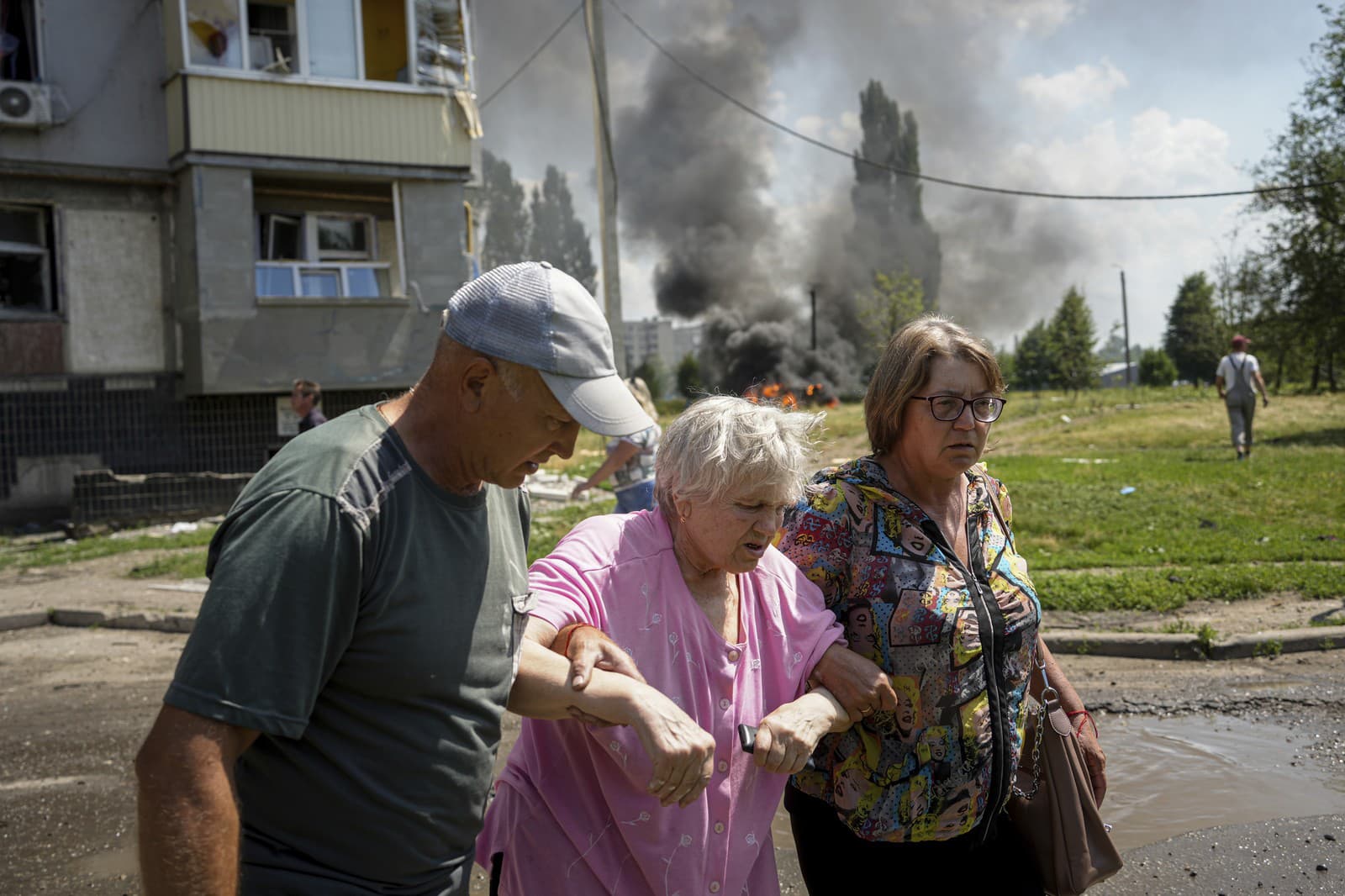 Evakuácia Charkovskej oblasti po ruských útokoch