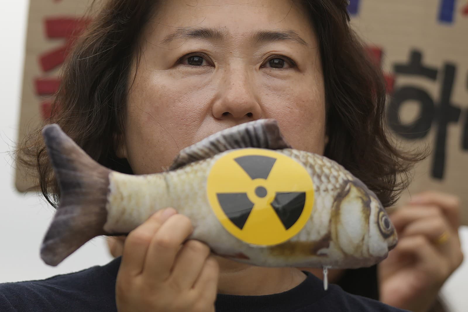 Proti vypúšťaniu rádioaktívnej vody do oceánu protestujú viacerí aktivisti.