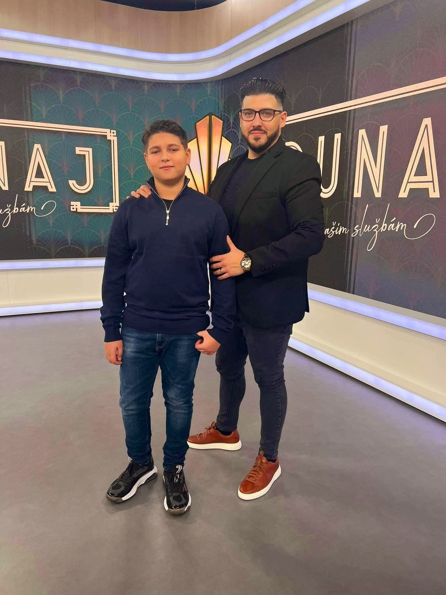 Nikolas s Ferim Reinerom z Cimbal Brothers, ktorý ho objavil.