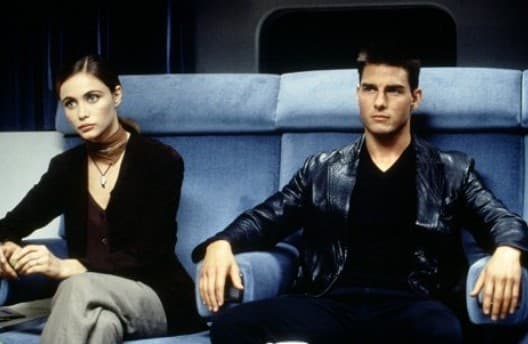 Emmanuelle Béart a Tom Cruise vo filme Mission: Impossible