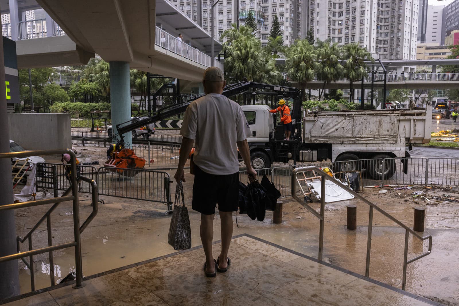 Rekordné dažďové zrážky v Hongkongu