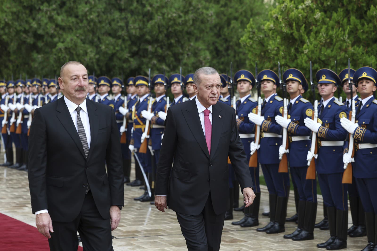 Ilhama Alijev a Recep Tyyip Erdogan