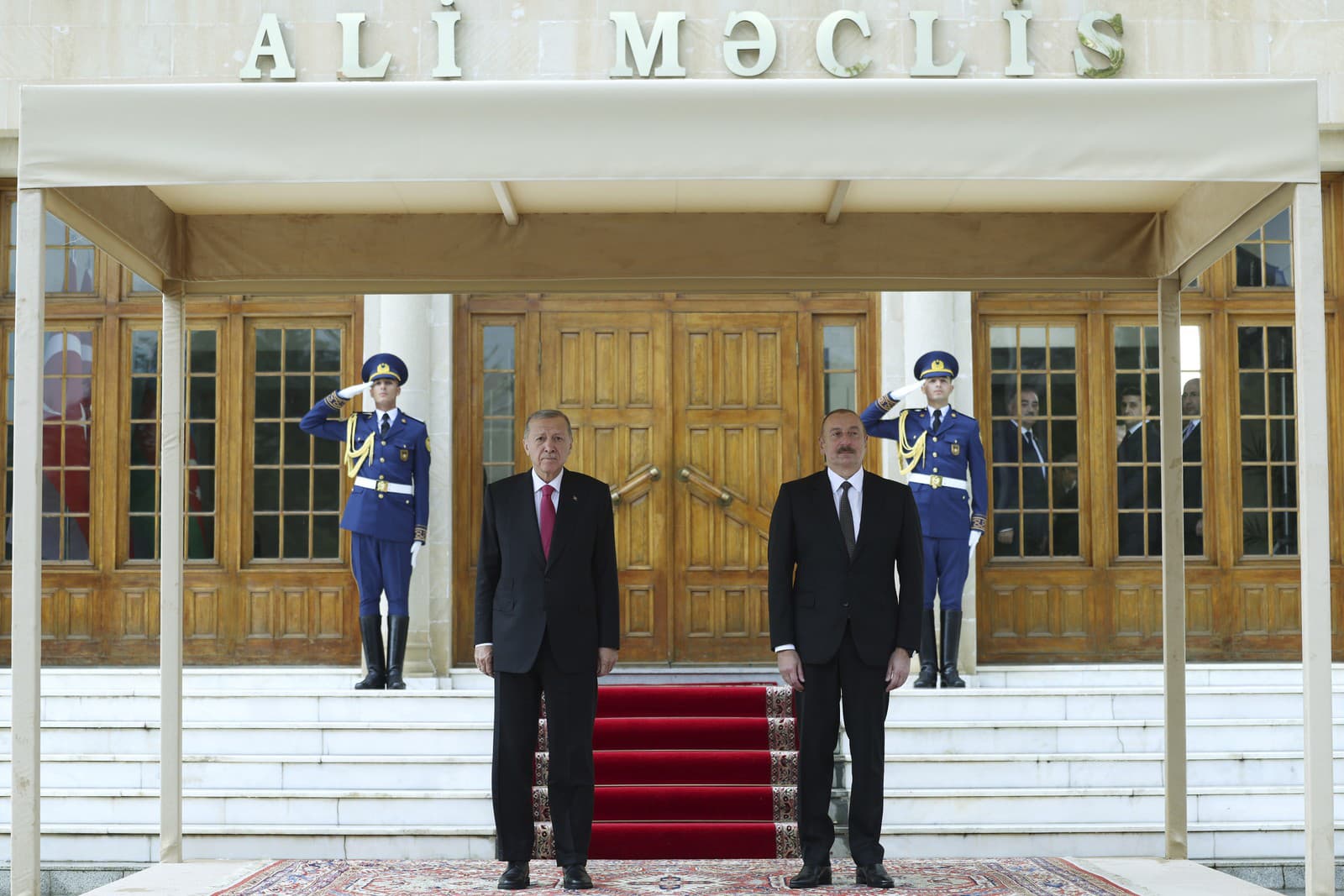Ilhama Alijev a Recep Tyyip Erdogan
