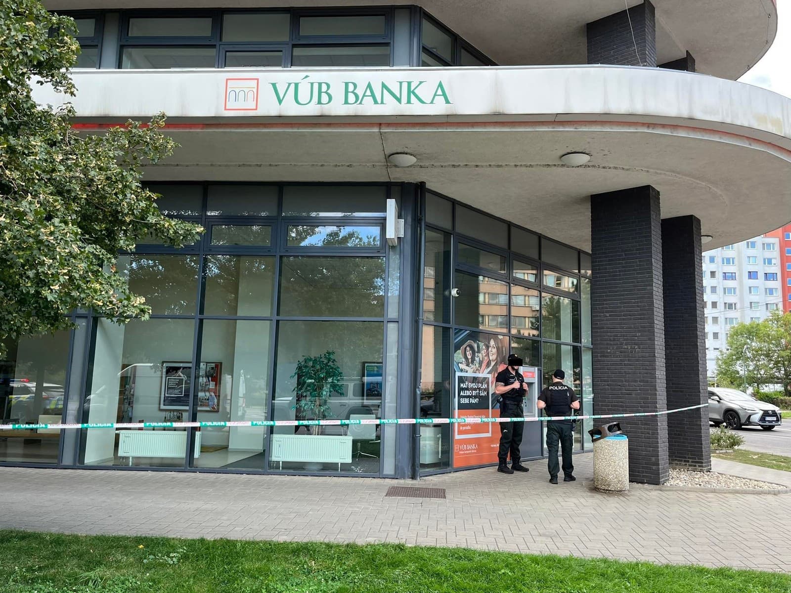 Prepad banky v Bratislave: