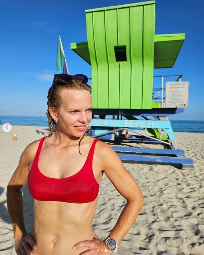 Slovenská moderátorka na pláži: