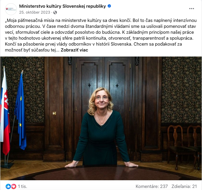 Martina Šimkovičová má obavy
