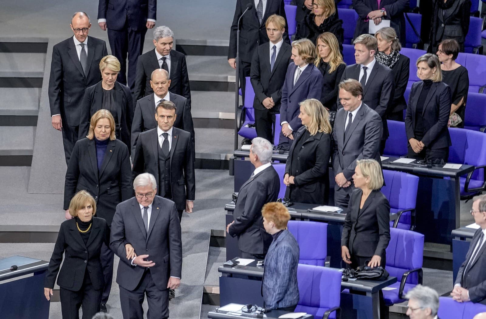 Rozlúčka so zosnulým politikom Wolfgangom Schäublem