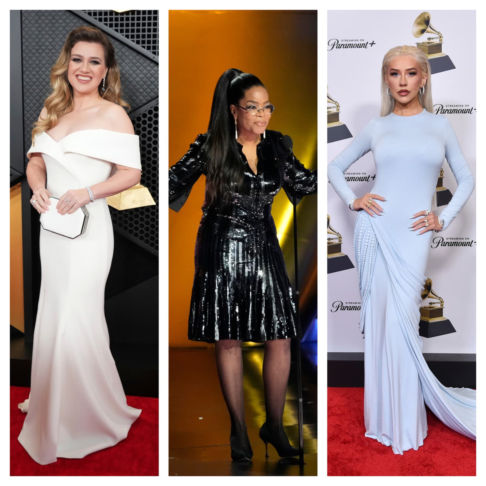Kelly Clarkson, Oprah Winfrey, Christina Aguilera