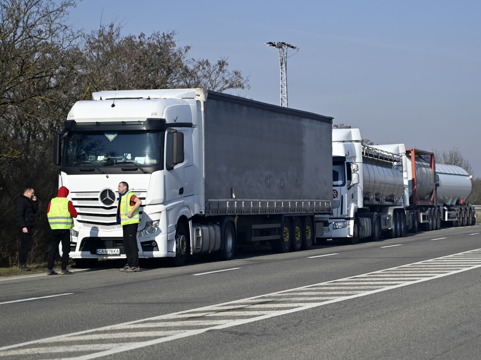 Pre nárast počtu kamiónov zriadili v Michalovciach odstavný pruh 