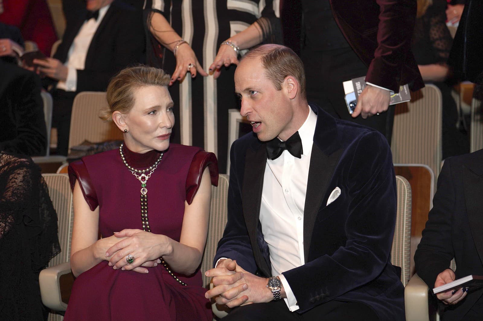 Princ William a Cate Blanchett