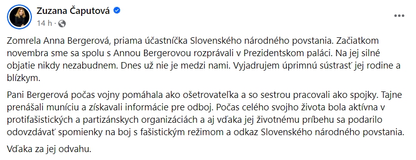 Obrovská strata pre Slovensko: