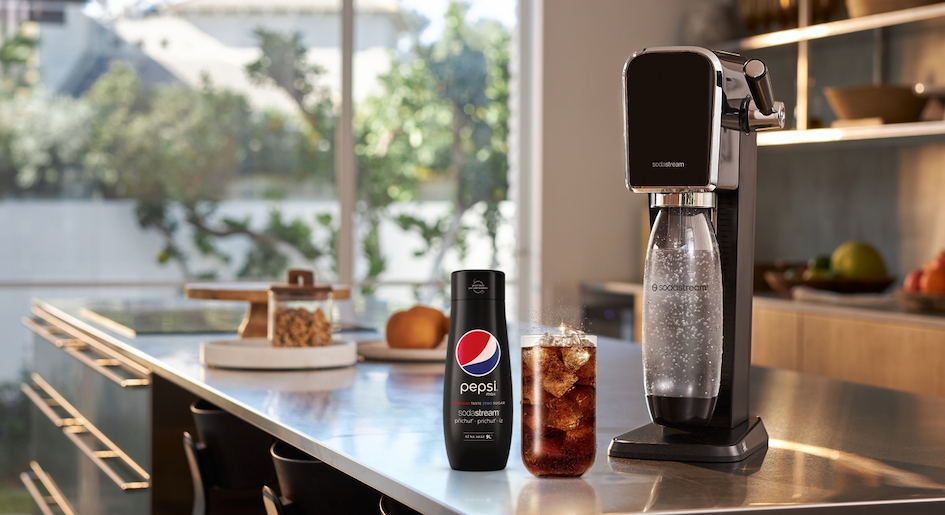 Dlhodobej obľube sa tešia dizajnový SodaStream Art a príchuť Pepsi Max. 