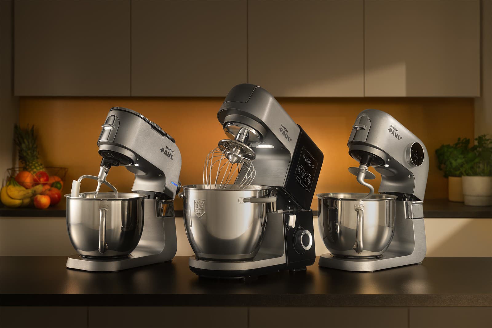 Kuchynské roboty Sencor Paul sa vyznačujú odolnosťou a variabilným príslušenstvom. 