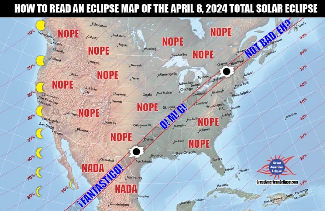 Zatmenie Slnka nad Spojenými štátmi americkými dňa 8. apríla 2024