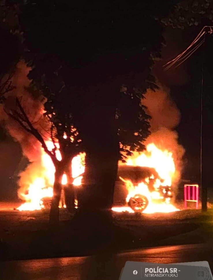 Polícia objasnila prípad podpáleného auta v Šali