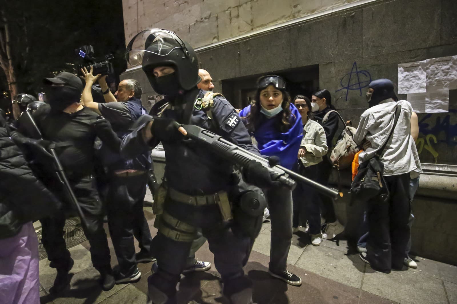 Gruzínska polícia použila proti