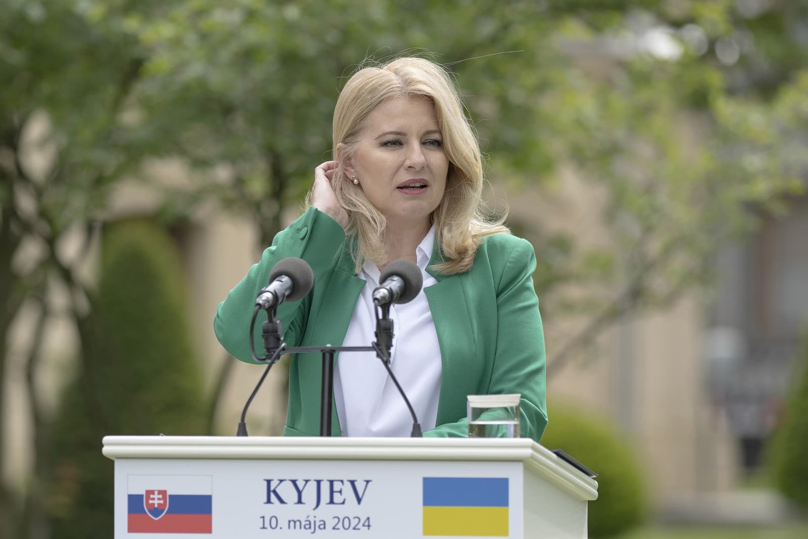 Prezidentka Čaputová na rozlúčkovej návšteve Ukrajiny