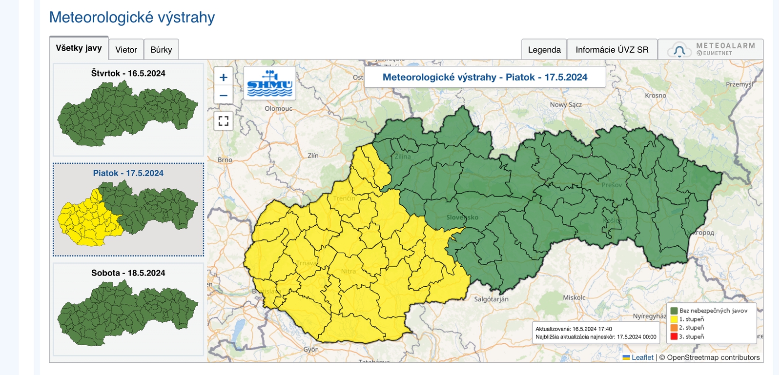 Na západnom Slovensku treba