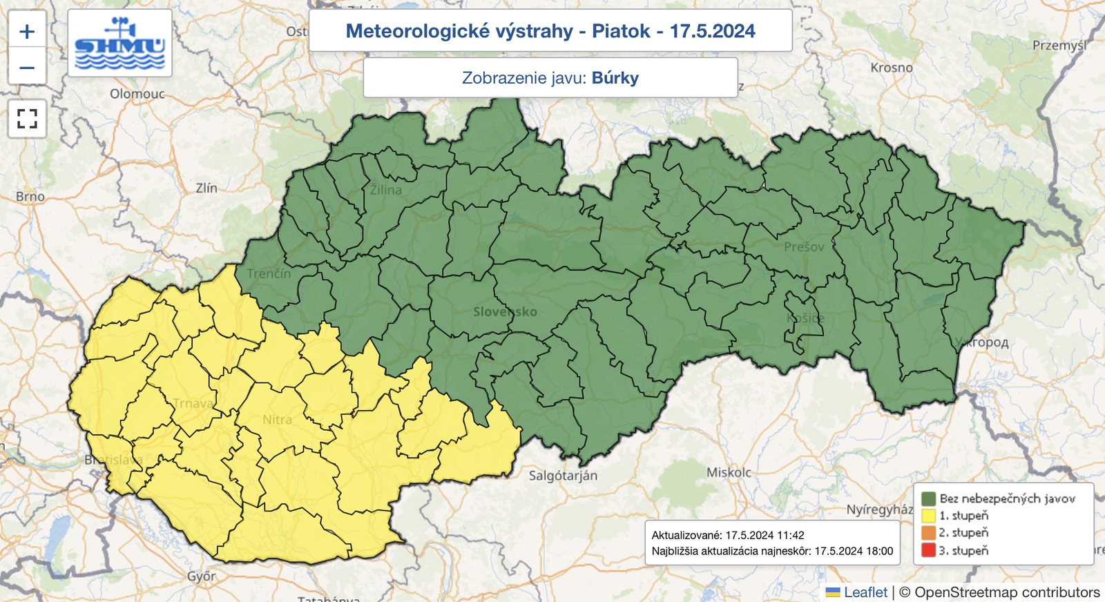 Meteorológovia vydali výstrahu: Hrozia