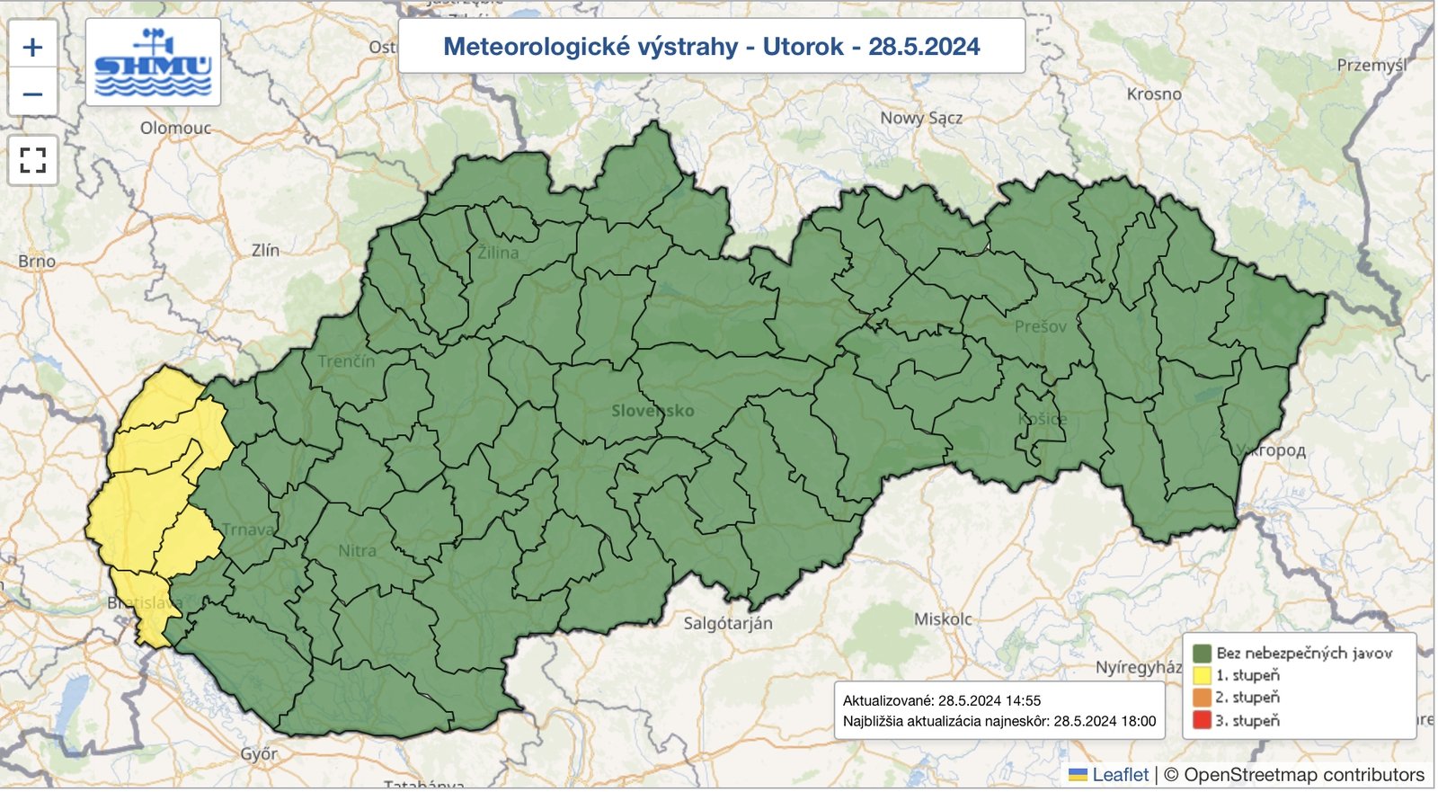 Počasie udrelo v plnej