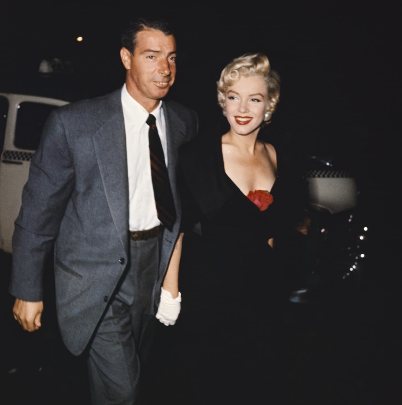 Marilyn Monroe a Joe DiMaggio v roku 1954