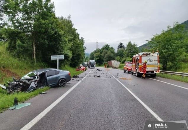 Vážna nehoda medzi Vrútkami