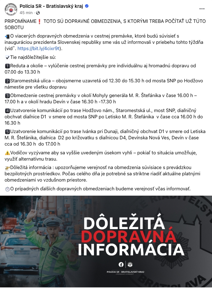 Veľké manévre v Bratislave!