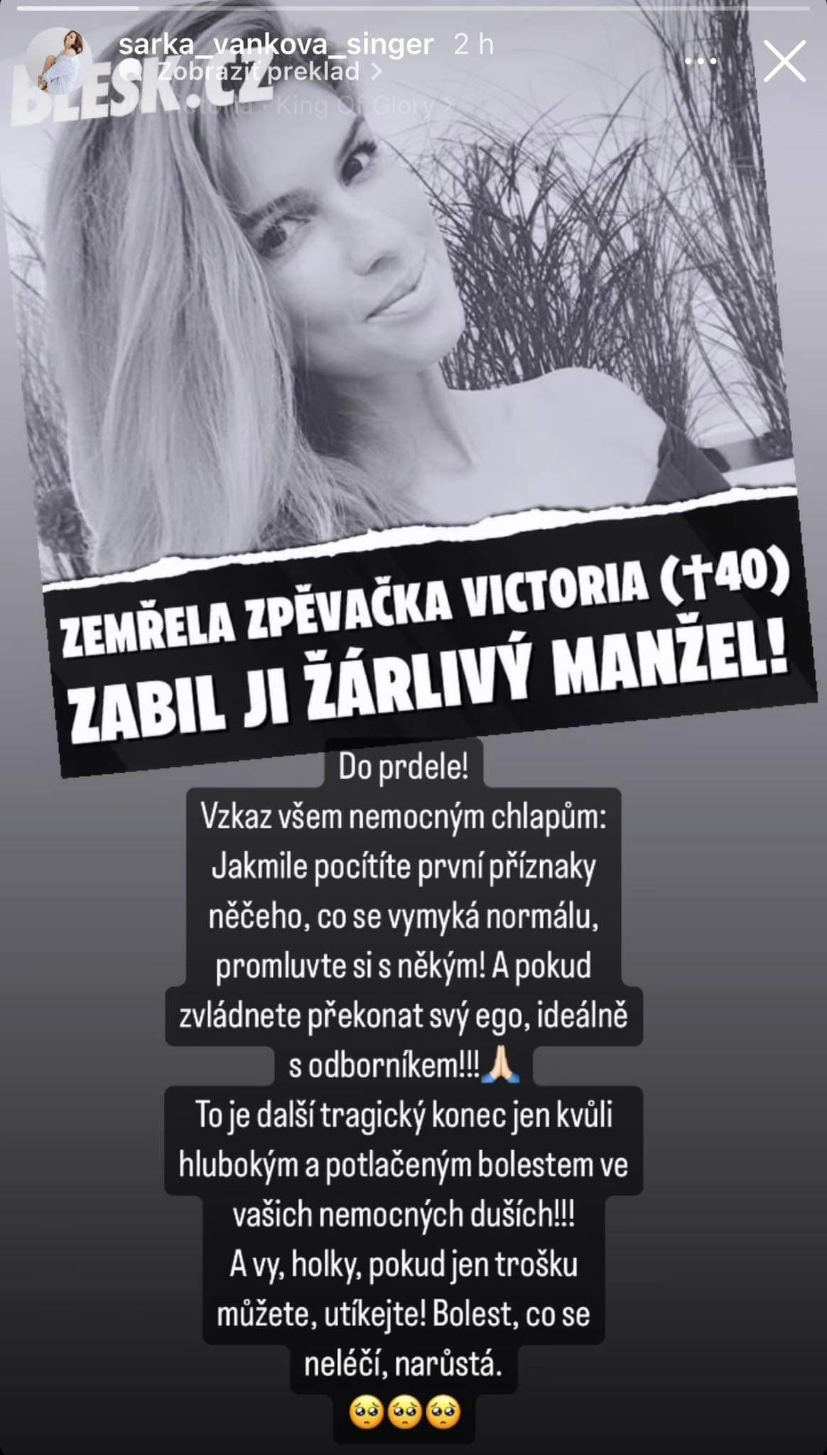 VRAŽDA speváčky Victorie (†40)