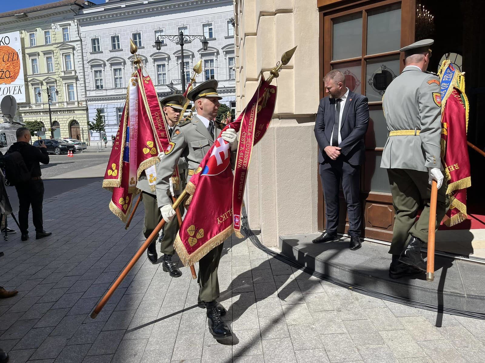 Prípravy na inauguráciu prezidenta