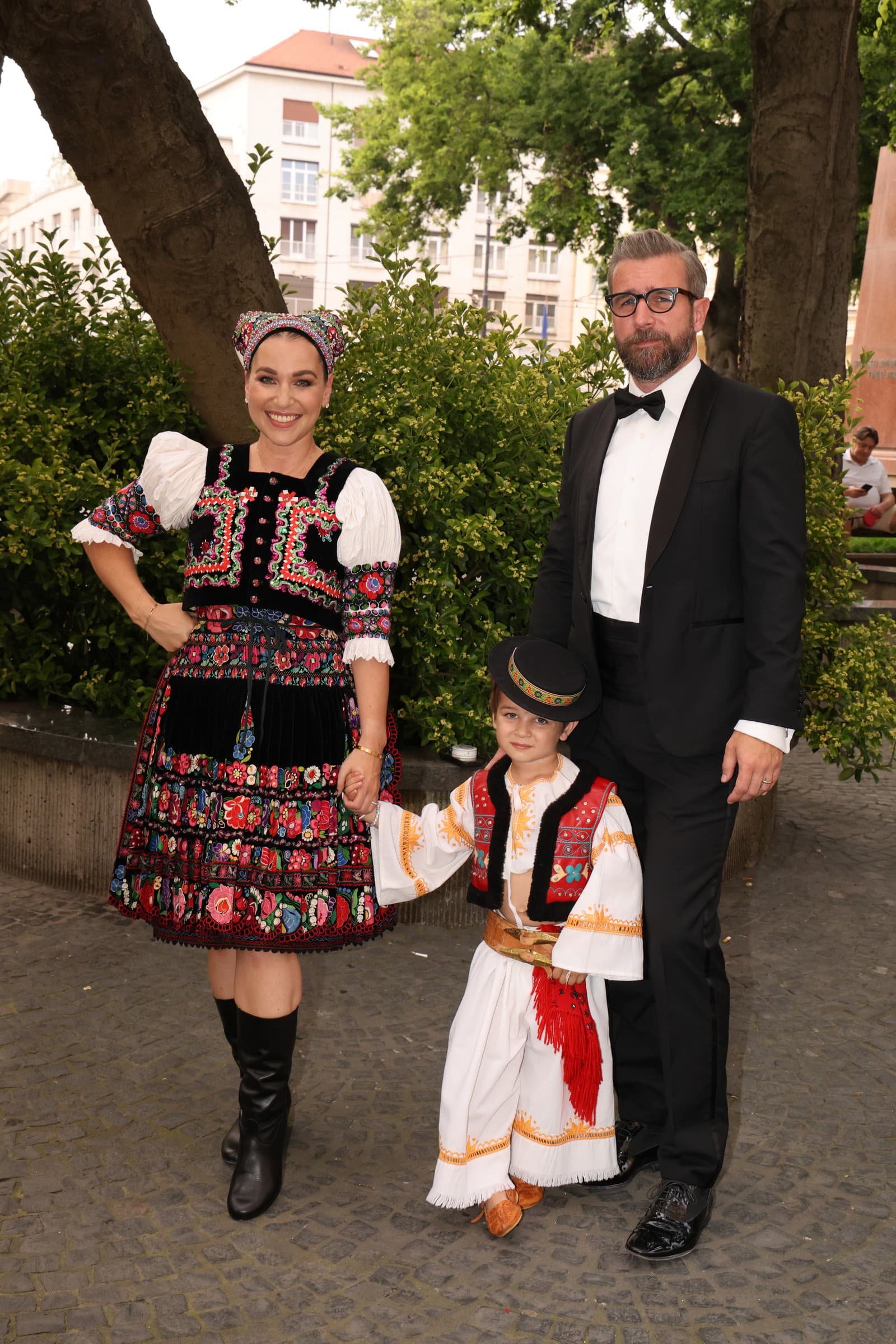 Dominika Cibulková s manželom a synom na galavečere Slovenka roka 2024
