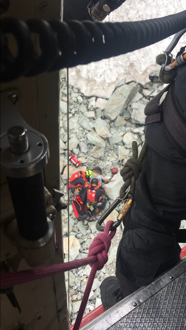Zásah horských záchranárov v Dračej dolinke