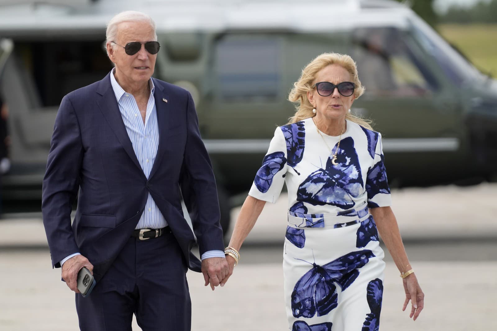 Prezident USA Joe Biden s manželkou a prvou dámou Jill