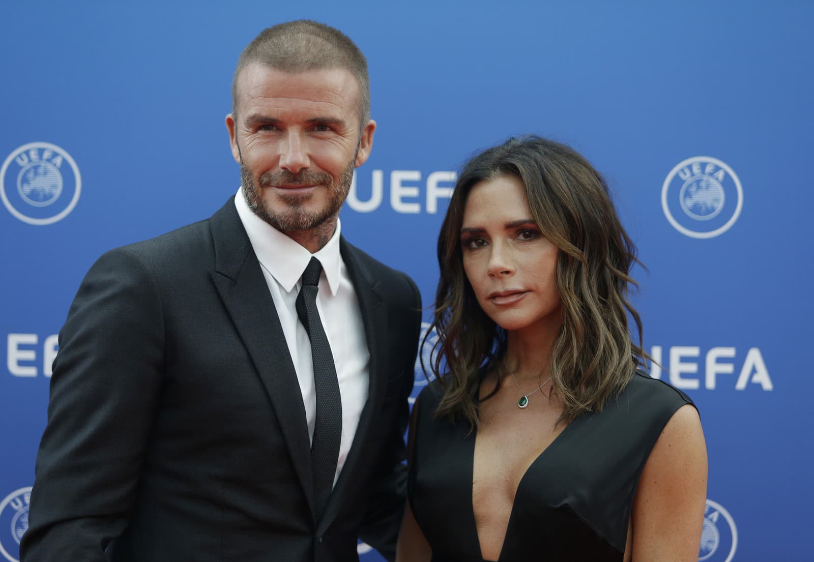 Victoria Beckham s manželom Davidom