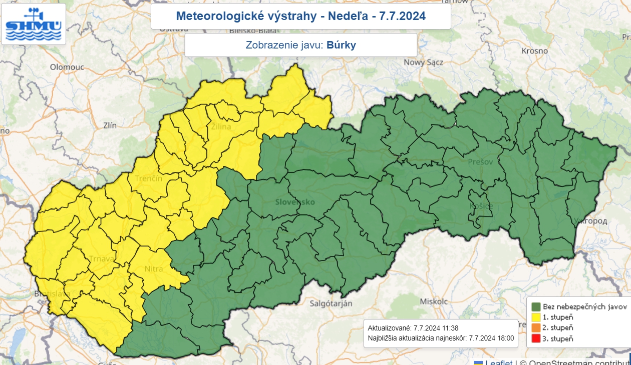 Vysoké teploty potrápia Slovensko