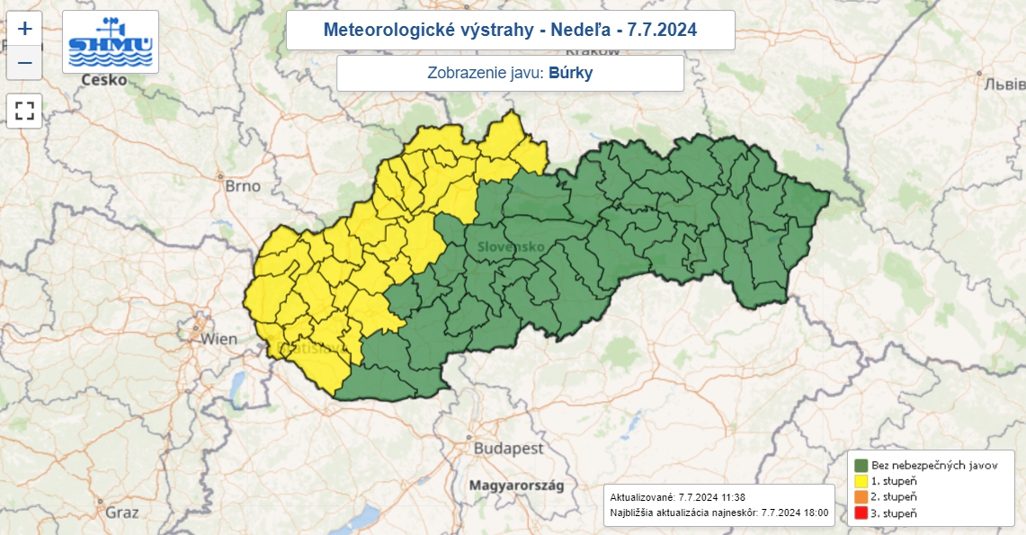 Na Slovensko sa valí