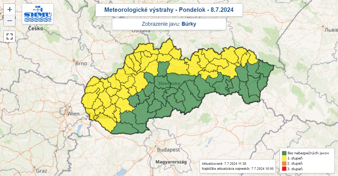 Na Slovensko sa valí