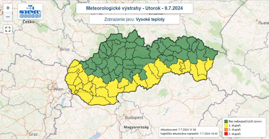 Na Slovensko sa valí