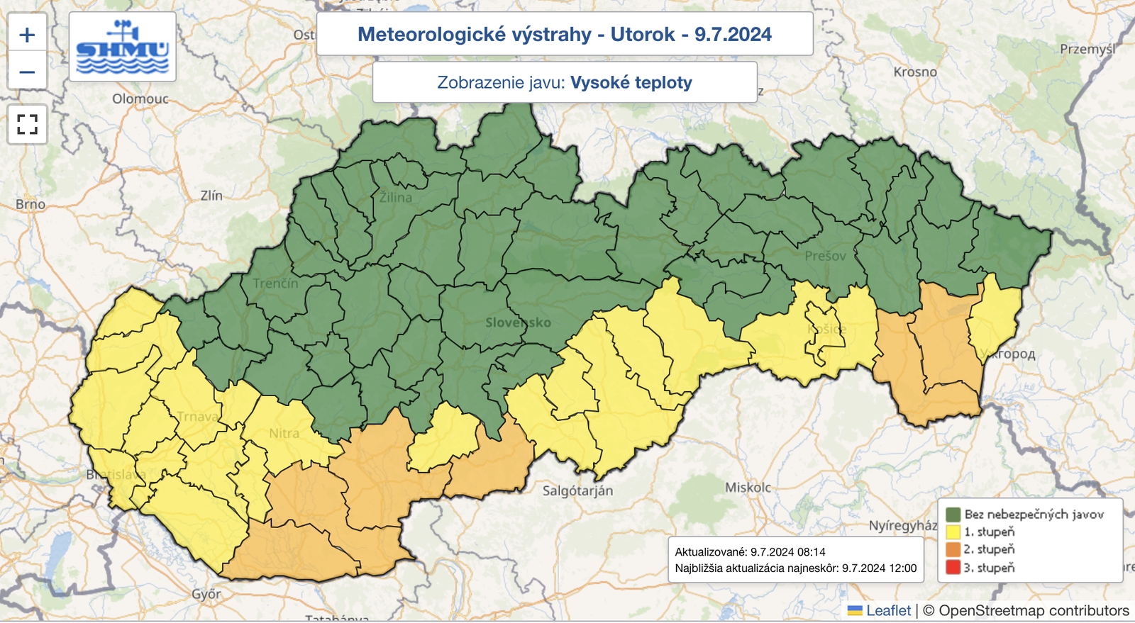 Pozor na horúčavy! Teplota