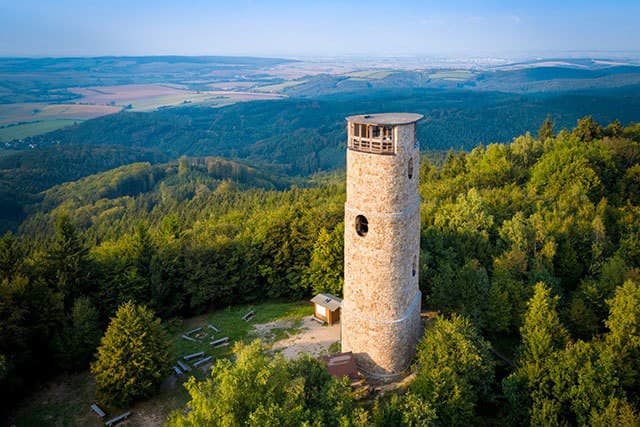 Rozhľadňa Brdo, najvyšší vrchol pohoria Chřiby 