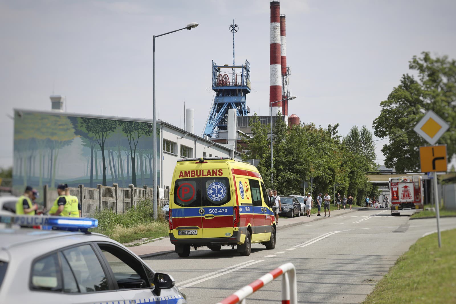 Záchranná akcia v poľskej bani Rydułtowy